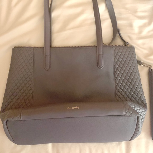 Leather Vera Bradley Shoulder Bag - Picture 2 of 5